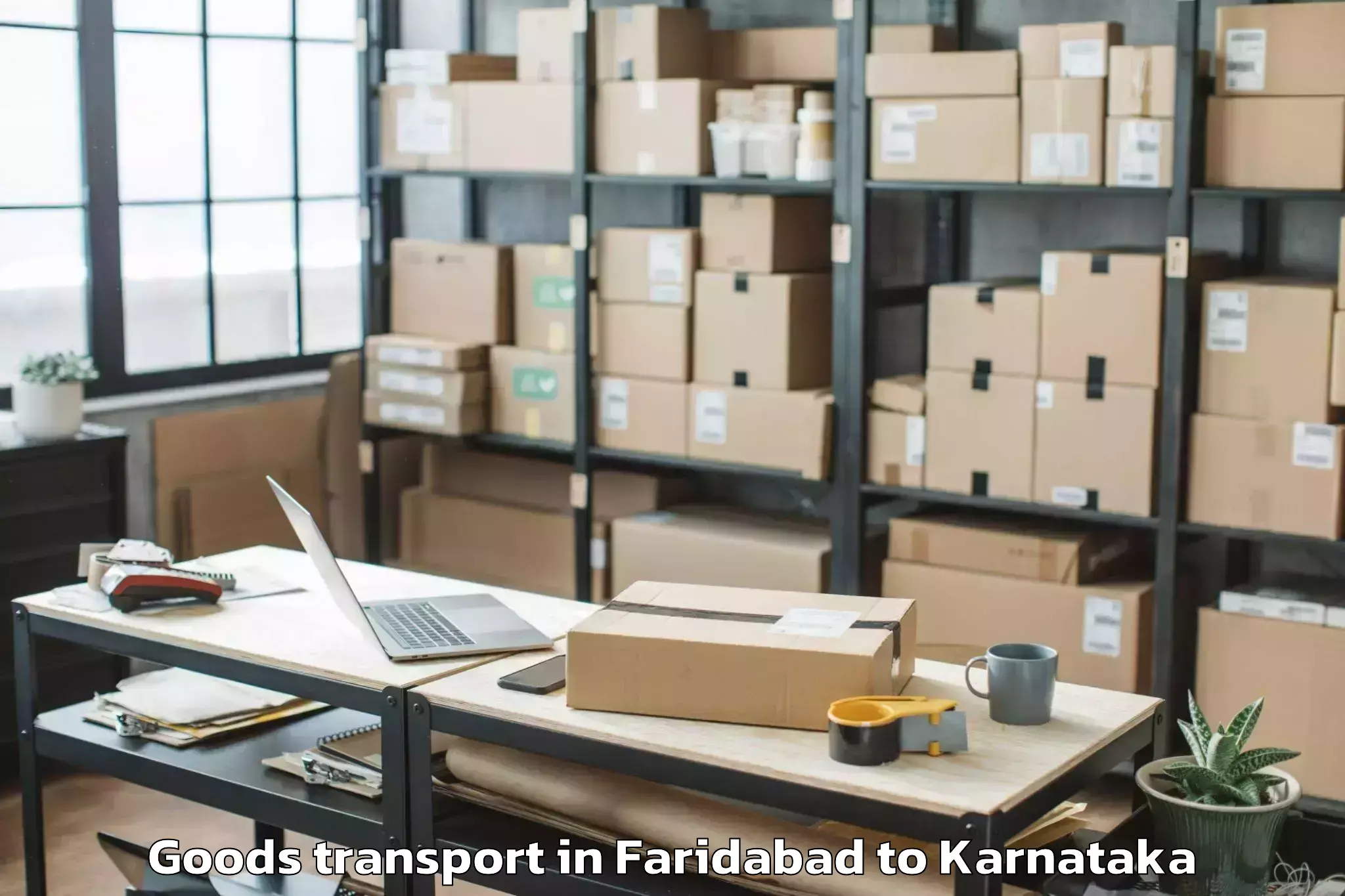 Book Faridabad to Bannur Goods Transport